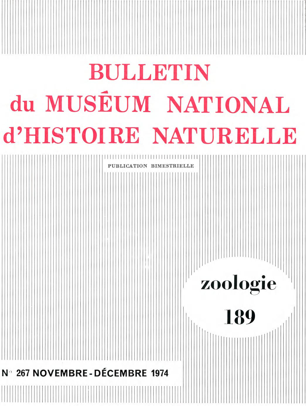 Media type: text; Brygoo and Domergue 1974 Description: Bulletin du Museum National d'Histoire Naturelle, Zoologie 189, series 3e, no. 267;